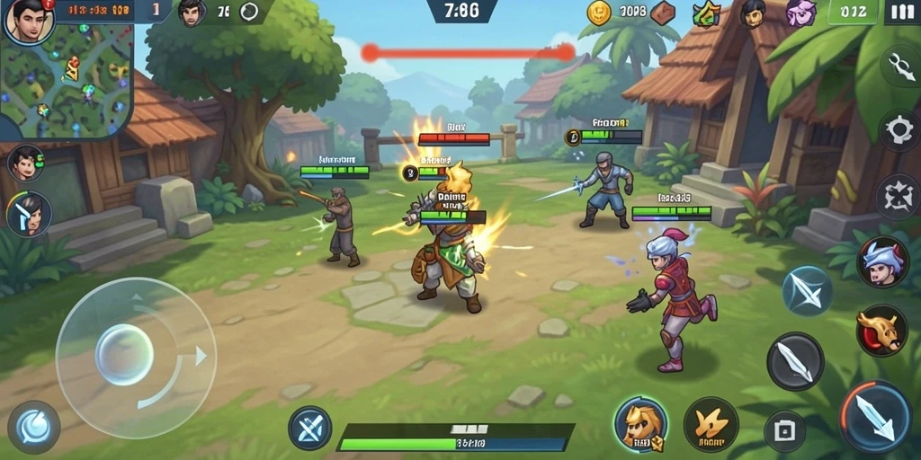 Tampilan interface game yang mudah digunakan dan navigasi yang intuitif.