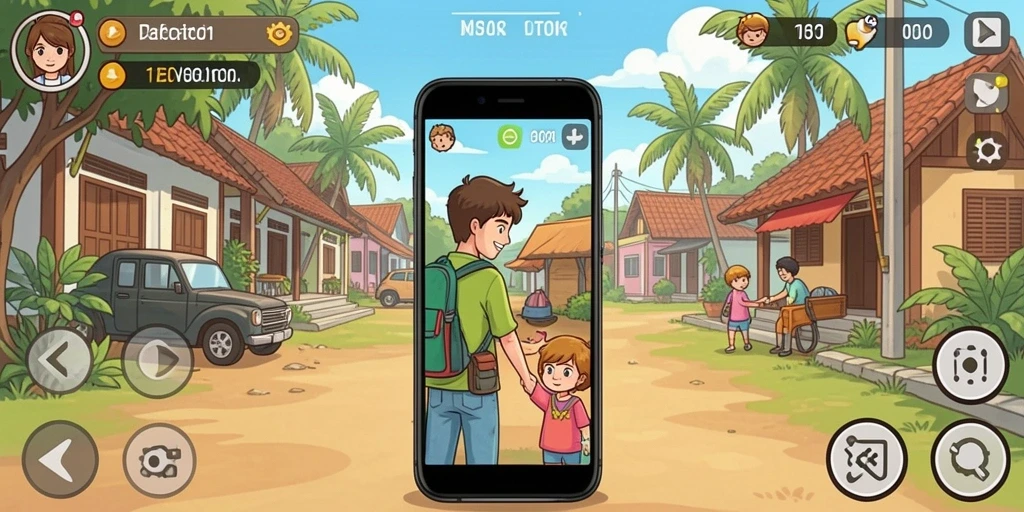 Momen seru saat multiplayer bersama teman.
