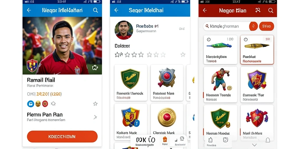 Ekspresi karakter yang penuh semangat saat bermain.