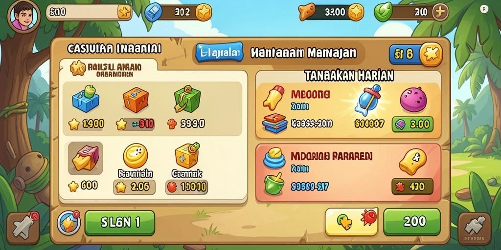 Mode permainan seru yang bisa dinikmati bersama teman.