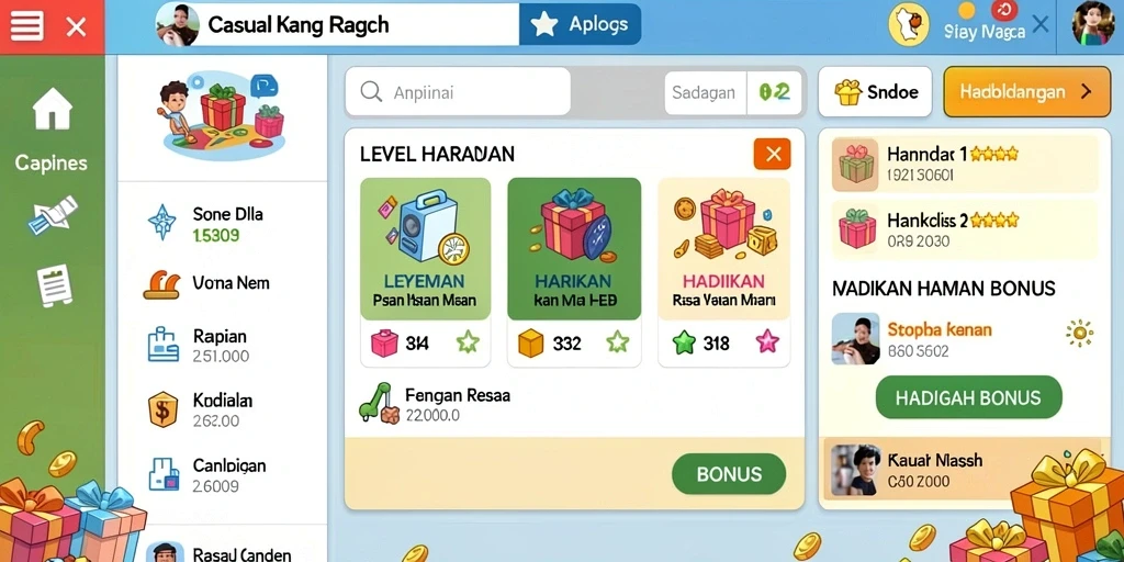 Screenshot menampilkan momen seru saat menyelesaikan balapan.